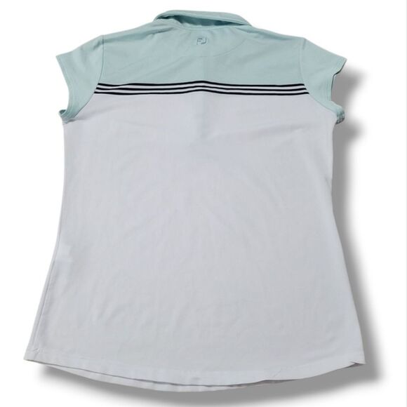 Footjoy Shirt Size Small Sm Women's Footjoy Golf Polo Shirt Summer Golfing Shirt - Picture 4 of 7